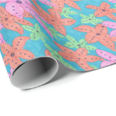 Tropisch toneelpatroon cadeaupapier (Rol Hoek)