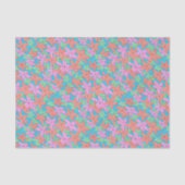 Tropisch toneelpatroon tissuepapier (Voorkant)