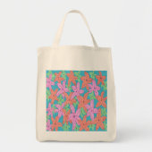 Tropisch toneelpatroon tote bag (Voorkant)
