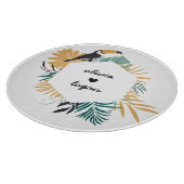 Tropisch Toscaans botanisch paar Snijplank (Hoek)