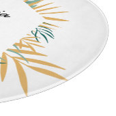 Tropisch Toscaans botanisch paar Snijplank (Hoek)