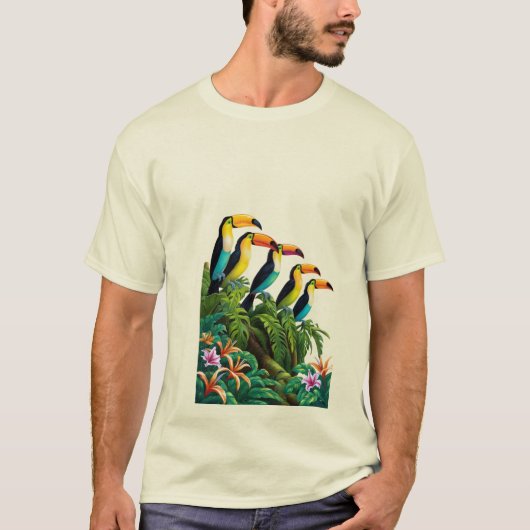 Tropisch Toscaans paradijs T-shirt (Voorkant)