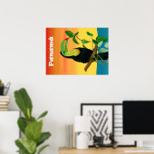 Tropisch Toucan Bird Poster (Thuiskantoor)