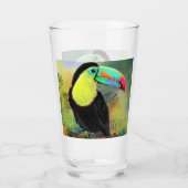 Tropisch Toucan glas (Achterkant)