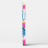 Tropisch toucan: levendig bloemenpatroon. Case-Mate iPhone case (Achterkant / Links)
