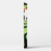 Tropisch  toucan, palmbladeren, bloemnaadloos Case-Mate iPhone case (Achterkant / Links)