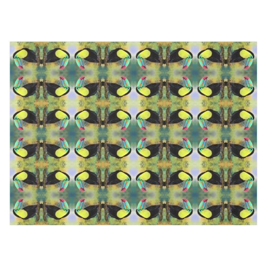 Tropisch Toucan tafelkleed (Voorkant (Horizontaal))