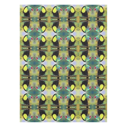 Tropisch Toucan tafelkleed (Voorkant)