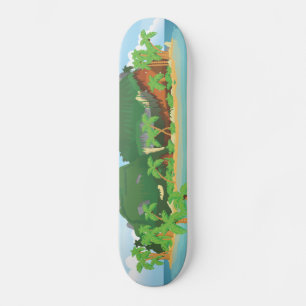 Tropisch Treasureiland Skateboard
