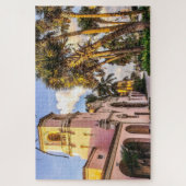 Tropisch treinstation legpuzzel (Verticaal)