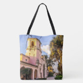 Tropisch treinstation tote bag (Achterkant)