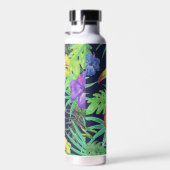 Tropisch Tucaan en laat regenwoud gepersonaliseerd Waterfles (Rechts)