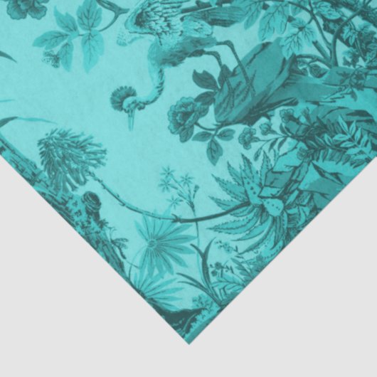 Tropisch tuin- en vogelontkoppelpapier tissuepapier (Detail)