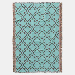 Tropisch Turquoise Bedroom Throw Blanket Deken