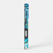 Tropisch Turquoise Ocean Blue & Seaweed Green iPhone 16 Hoesje (Rechterkant)