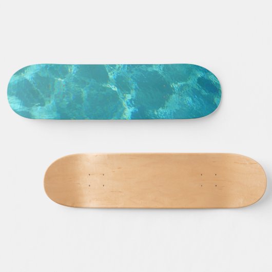Tropisch Turquoise Pool Water Persoonlijk Skateboard (Horizontaal)