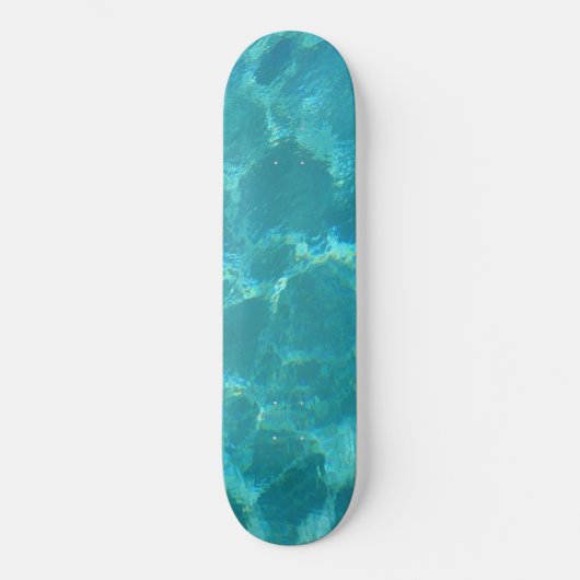 Tropisch Turquoise Pool Water Persoonlijk Skateboard (Voorkant)