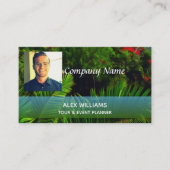 Tropisch Uitzicht 0828 Visitekaartje (Voorkant)