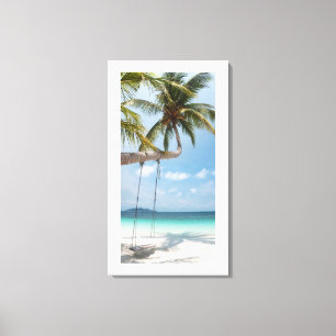 Tropisch Uitzicht Canvas Afdruk