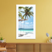 Tropisch Uitzicht Canvas Afdruk (Insitu (Woonkamer))