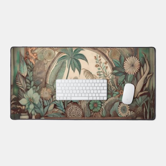 Tropisch Uitzicht Landschap Desk Mat (Keyboard & Muis)