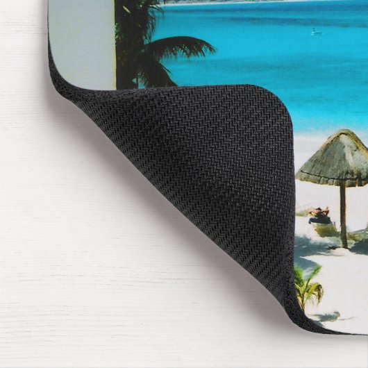 Tropisch Uitzicht Mousepad Muismat (Hoek)