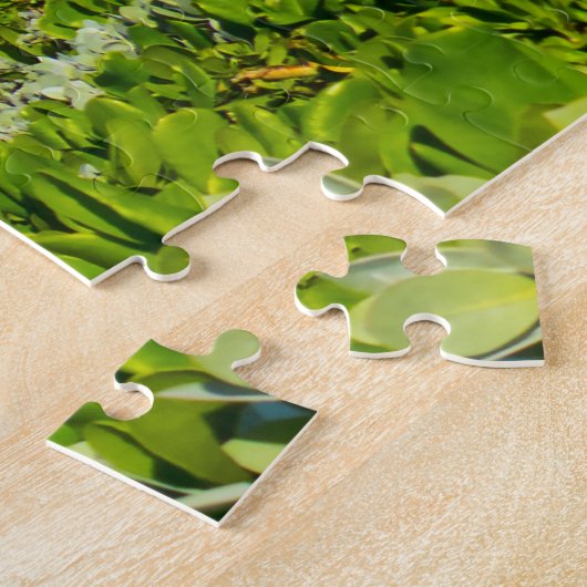 Tropisch Uitzicht van de Atlantische Oceaan Legpuzzel (Zijkant)