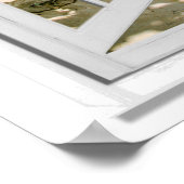 Tropisch Uitzicht voor strand Ocean Faux venster Poster (Hoek)