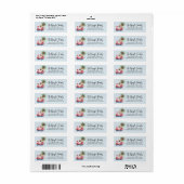 Tropisch Vakantie Retouradres Etiket (Full Sheet)