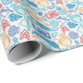 Tropisch vakantiepatroon - zomerreisvibes cadeaupapier (Rol Hoek)