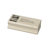 Tropisch ventilatorpatroon in zachte kleuren rubberstempel (Stempel)