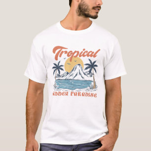 Tropisch verborgen paradijs  t-shirt