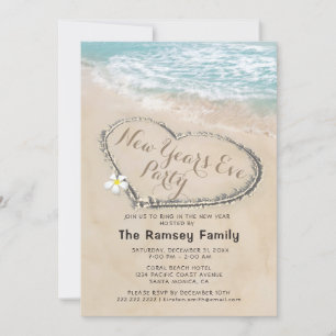 Tropisch Verondersteld Nieuw Jaren Eve Partij Kaart