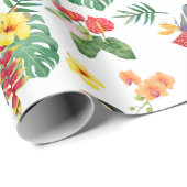 Tropisch verpakkingspapier cadeaupapier (Rol Hoek)