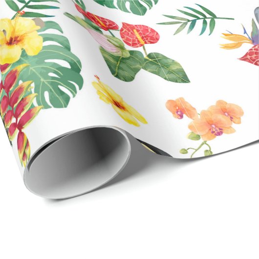 Tropisch verpakkingspapier cadeaupapier (Rol Hoek)