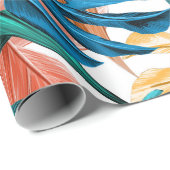 Tropisch verpakkingspapier cadeaupapier (Rol Hoek)