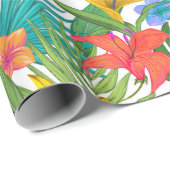 Tropisch verpakkingspapier cadeaupapier (Rol Hoek)