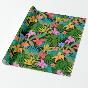 Tropisch verpakkingspapier cadeaupapier