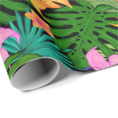 Tropisch verpakkingspapier cadeaupapier (Rol Hoek)