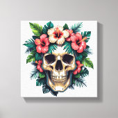 Tropisch verval: Bloom & Bone Canvas Afdruk (Voorkant)