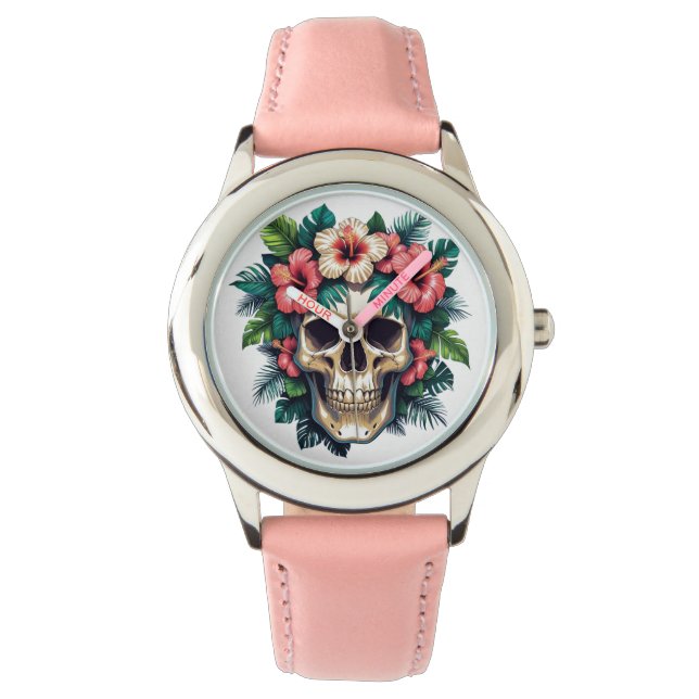 Tropisch verval: Bloom & Bone Horloge (Voorkant)