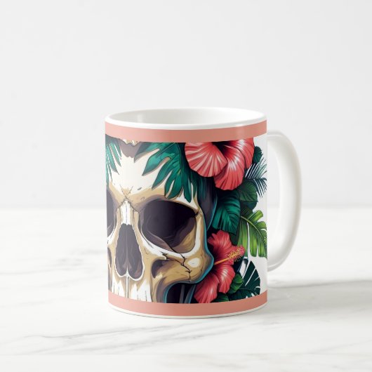 Tropisch verval: Bloom & Bone Koffiemok (Voorkant rechts)