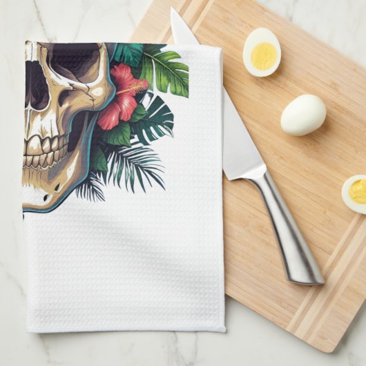 Tropisch verval: Bloom & Bone Theedoek (Quarter Fold)