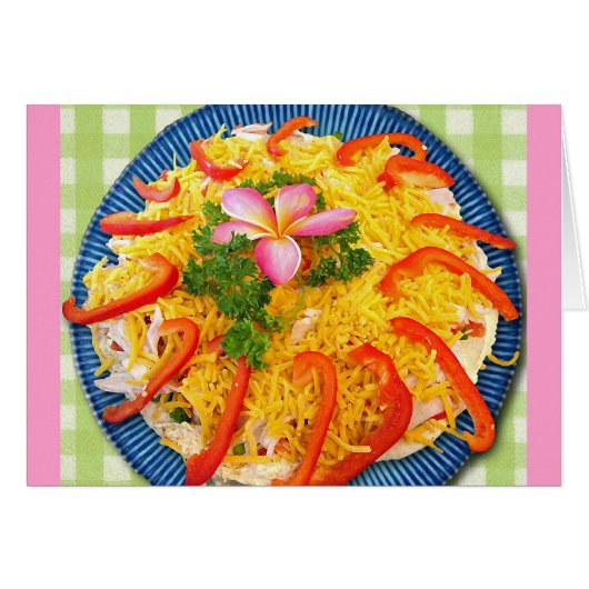 Tropisch verzoekschrift met fangipani-plakkerventi (Voorkant Horizontaal)