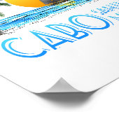 Tropisch verzorgen Cabo San Lucas Mexico Poster (Hoek)