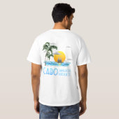 Tropisch verzorgen Cabo San Lucas Mexico T-shirt (Achterkant volledig)