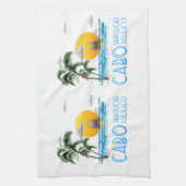 Tropisch verzorgen Cabo San Lucas Mexico Theedoek (Verticaal)