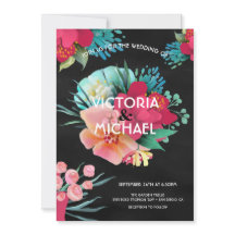 Tropisch vet & helder bloemenhuwelijk