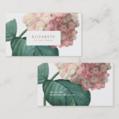 Tropisch Visitekaartje van de Grote Hydrangea (Voorkant / Achterkant)