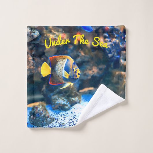 Tropisch viskoraal onderzee washandje (Wasdoekje)